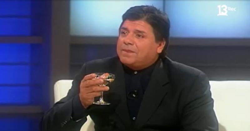 Zalo Reyes en el programa La noche de Cecilia, 1999