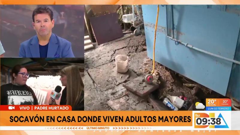 Tu Día | Socavón en Padre Hurtado