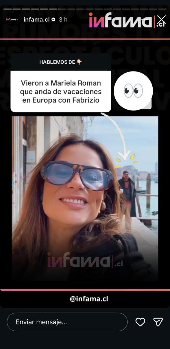 La foto que delataría a Mariela Román | Instagram