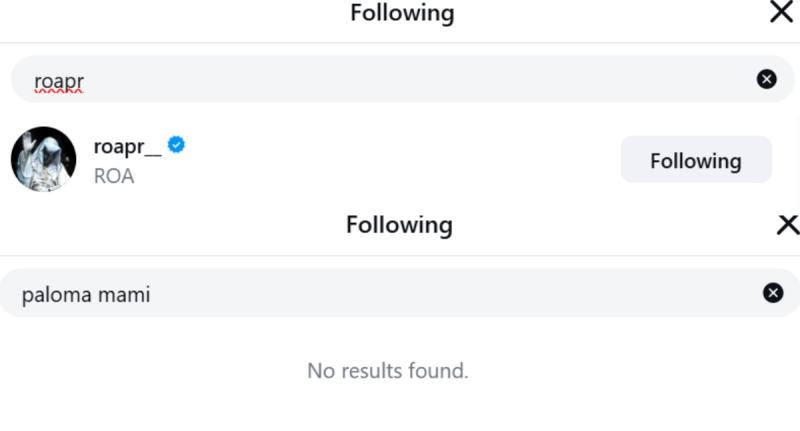 Isabel Calvo no sigue a Paloma Mami, pero sí a su expareja | Instagram