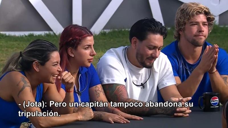 Jota Saavedra le dijo a Daúd Gazale: "Pero un capitán tampoco abandona a su tripulación"