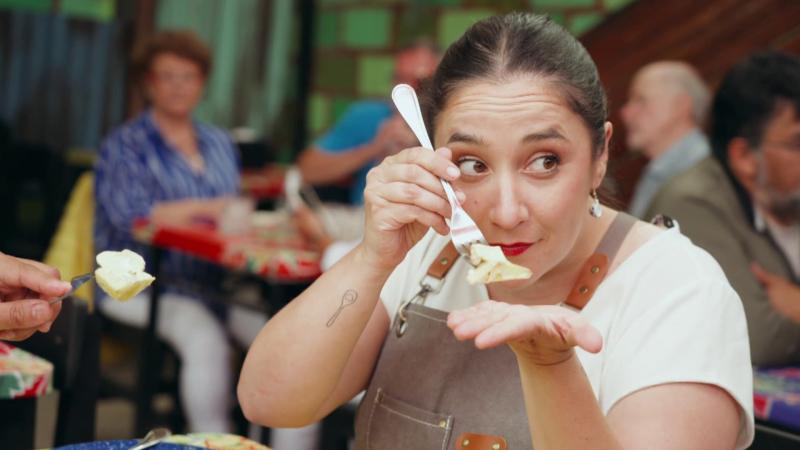 Cami Chef en "La Chingana del Barrio". Créditos: Canal 13