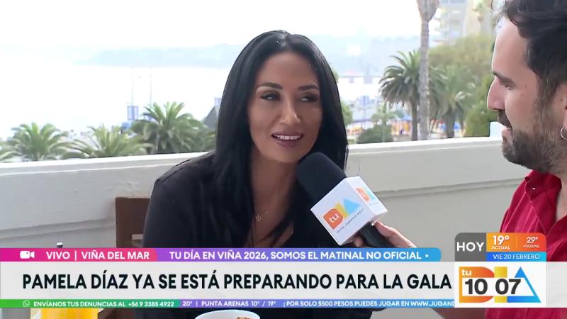 Pamela Díaz ya se está preparando para la gala | Tu Día