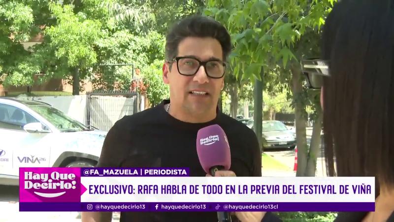 Exclusivo: Rafa habla de todo en la previa de Viña 2026 | Hay que decirlo
