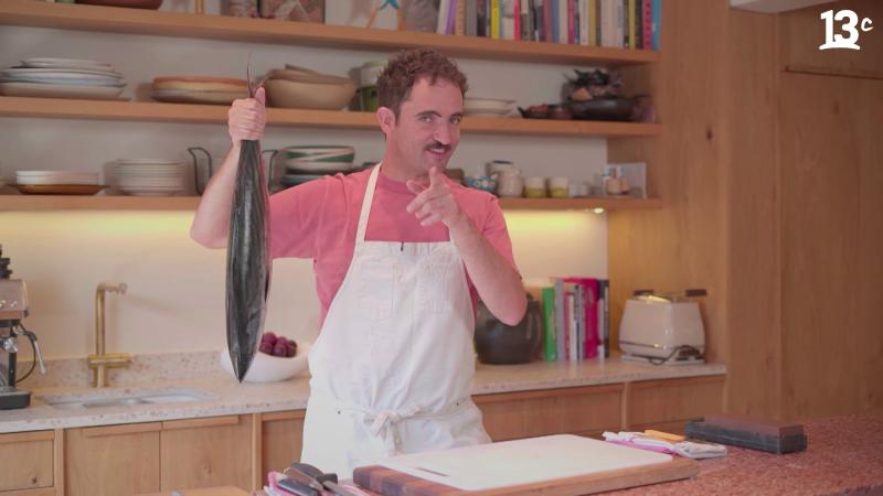 Matías Arteaga, chef de "El Ingrediente Pacífico". Créditos: 13C