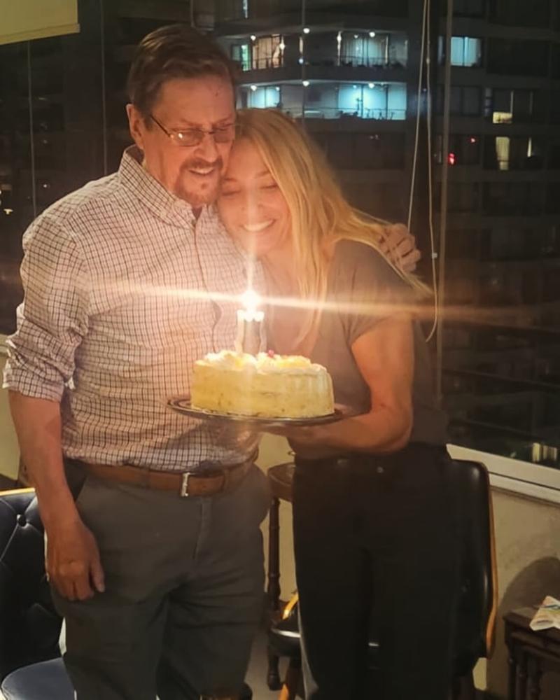 Mane Swett y su papá | Instagram