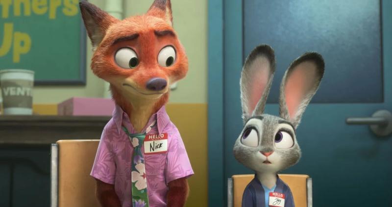 Nick Wilde y Judy en Zootopia 2