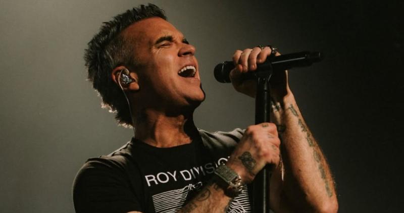 Robbie Williams en su concierto de Manchester - Instagram