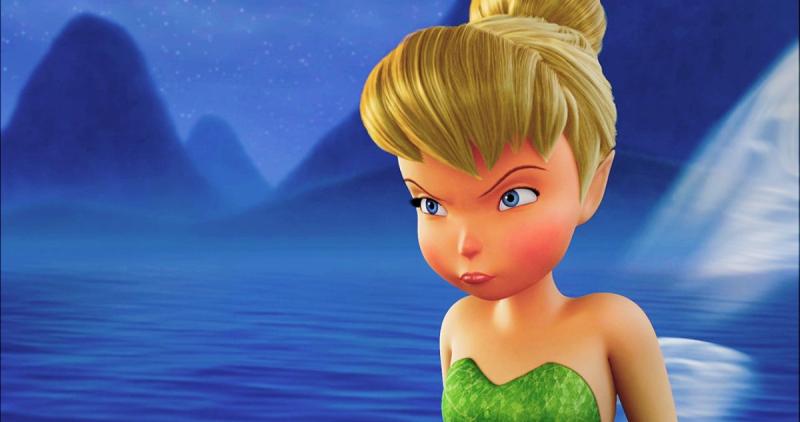 Tinker bell enojada en las películas Disney 2008