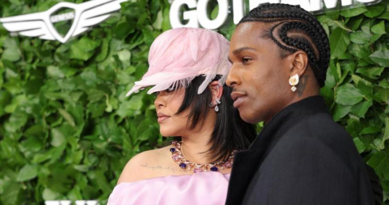AFP - Rihanna junto a su pareja, el rapero A$AP Rock
