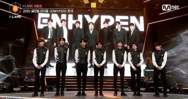 ENHYPEN al debutar tras I-LAND