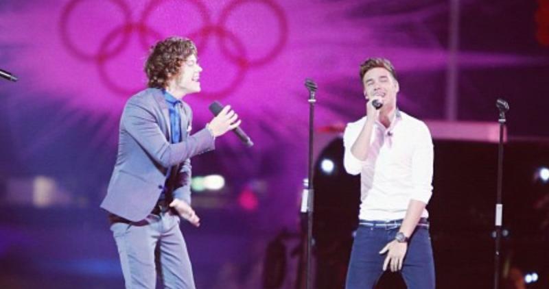 Harry Styles y Liam Payne en One Direction
