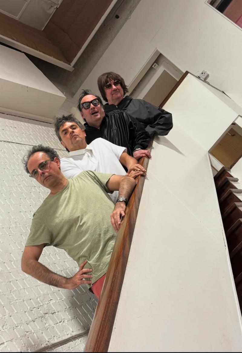 Los Tres en Abbey Road. Créditos: Universal Music Chile.