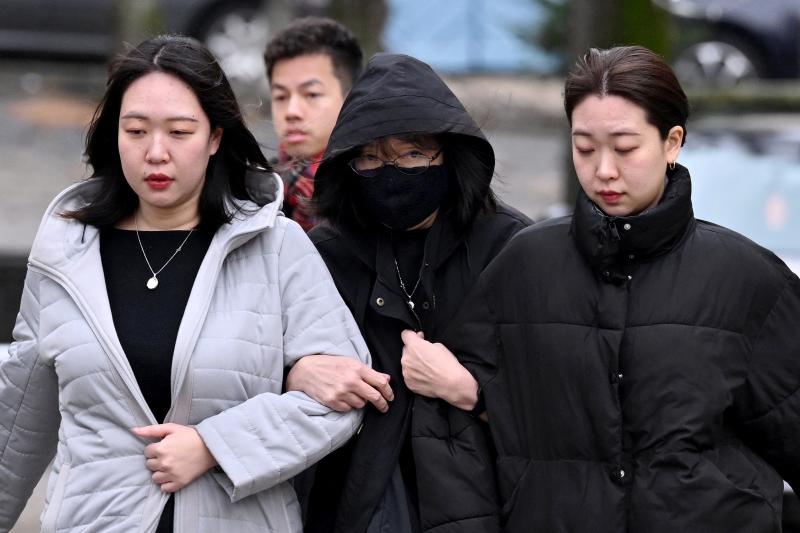 Familia de Narumi Kurosaki, en juicio de Nicolás Zepeda - AFP.