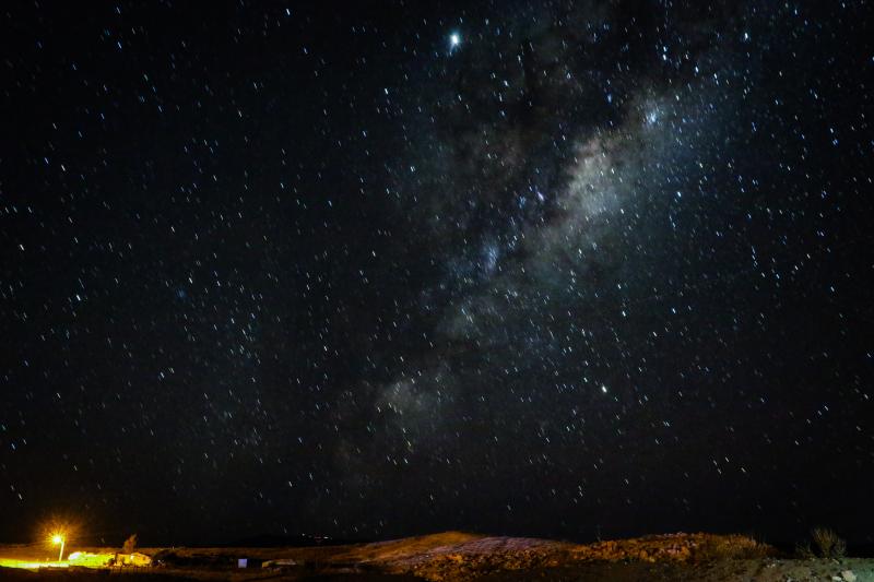 Cielo nocturno en Chile. Créditos: Agencia UNO.