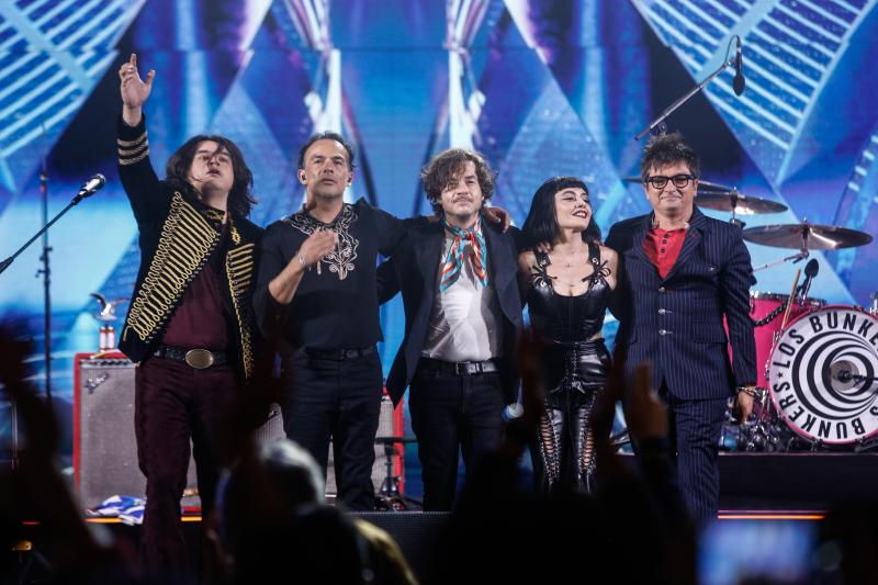 Los Bunkers en el Festival de Viña. Créditos: Agencia Uno.