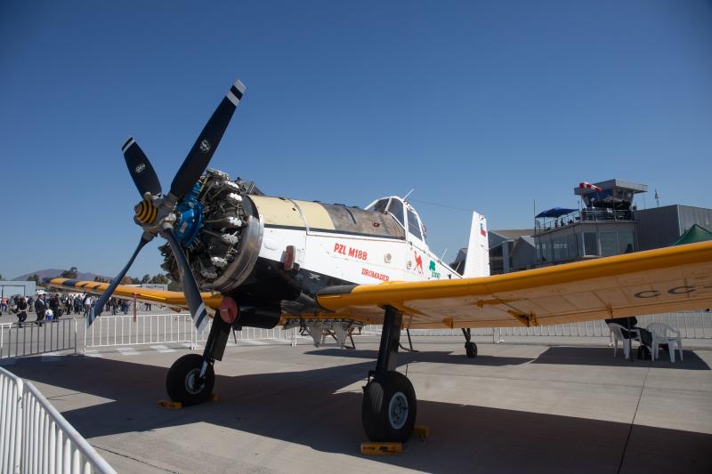 Archivo de exposición de FIDAE. Créditos: Agencia UNO.