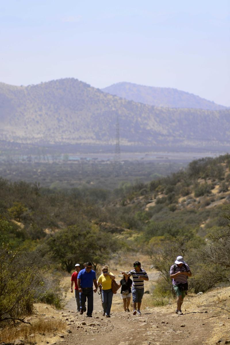 Quebrada de La Plata en Maipú. Créditos: 13C.