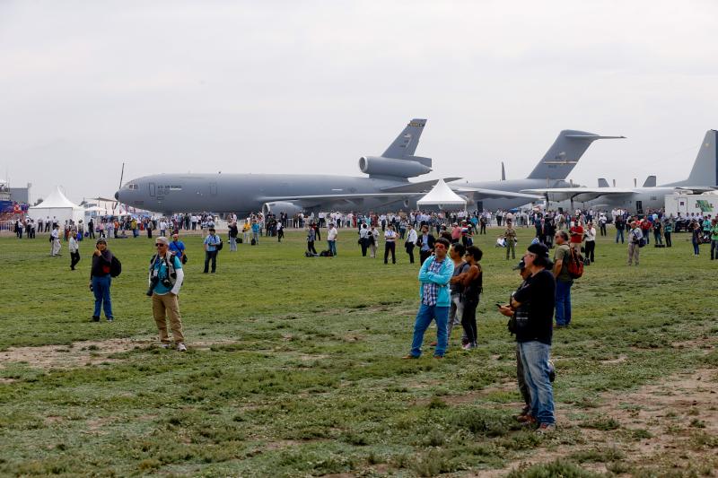Archivo de exposición de FIDAE. Créditos: Agencia UNO.