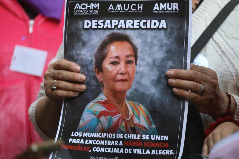 María Ignacia González, concejala desaparecida en Villa Alegre - Aton.
