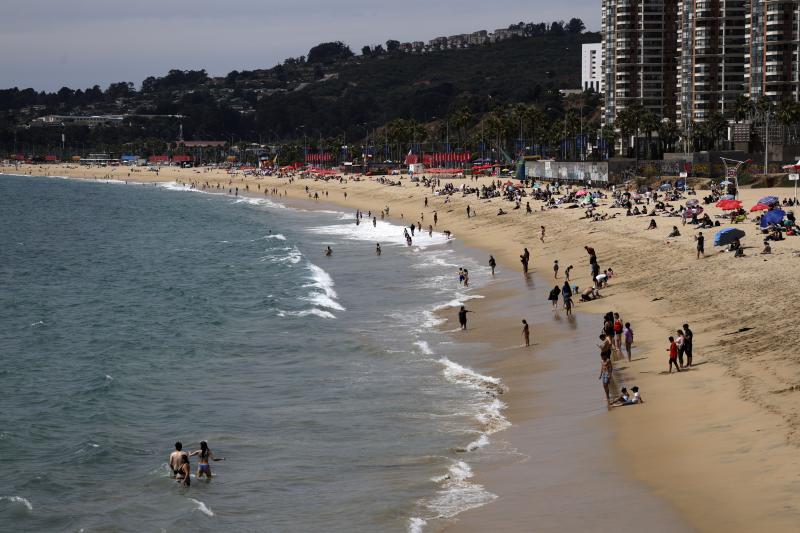 Tragedia en playa de Algarrobo.