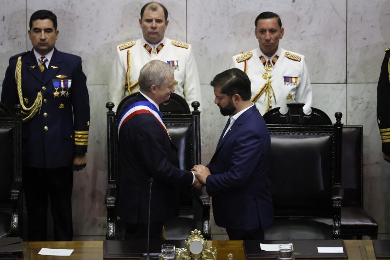 José Antonio Kast y Gabriel Boric | Cambio de mando presidencial | Aton