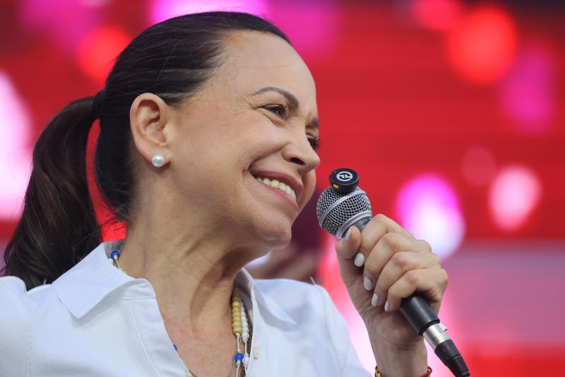 María Corina Machado en Chile | Aton