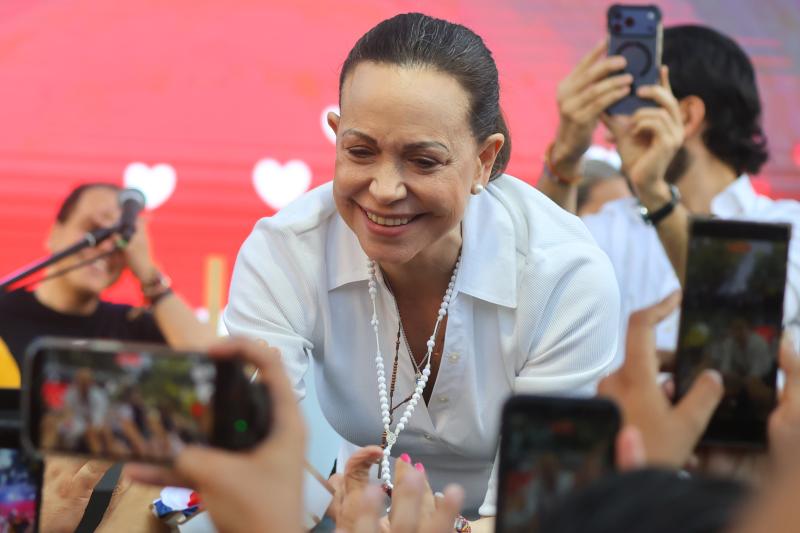 María Corina Machado en Chile | Aton