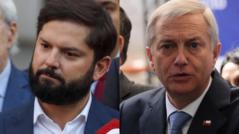 Boric y Kast en "Las caras de La Moneda"