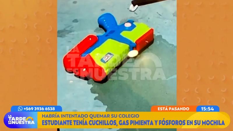 Los objetos que llevaba el estudiante que mató a inspectora en Calama