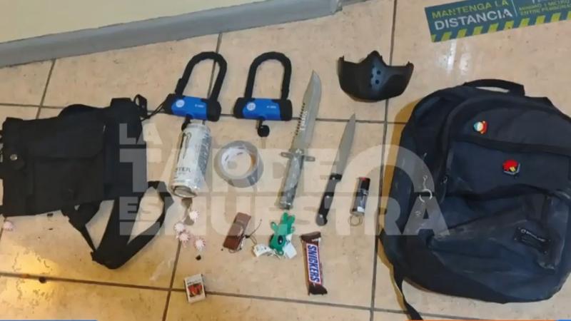 Lo que llevaba el estudiante que asesinó a inspectora en Calama