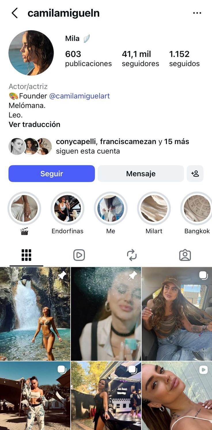 Camila Miguel - Instagram