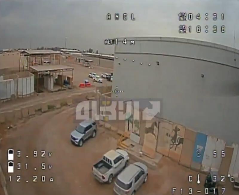 Un video de un ataque en Irak muestra cómo un dron iraní sobrevuela una base EEUU/X