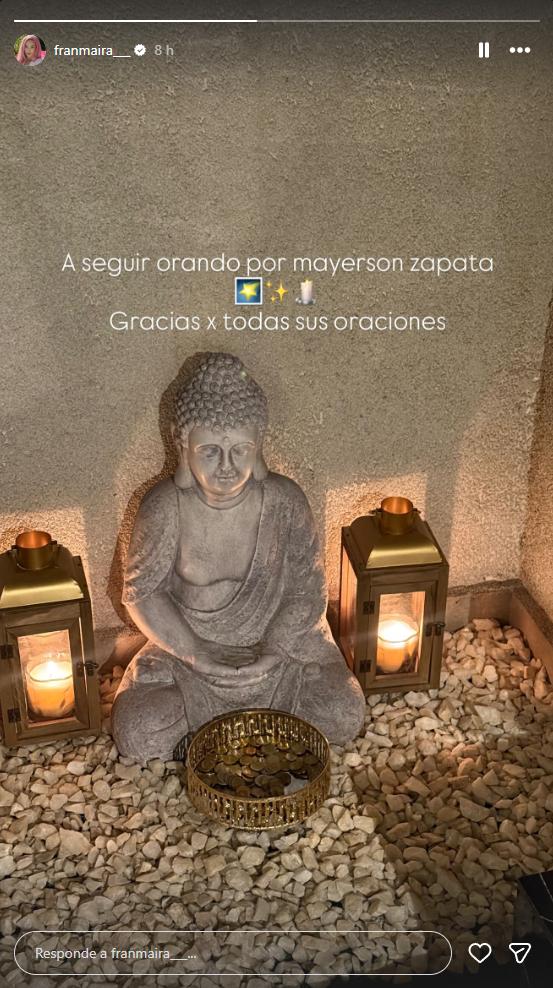 Fran Maira envía mensaje a joven que atropelló | Instagram