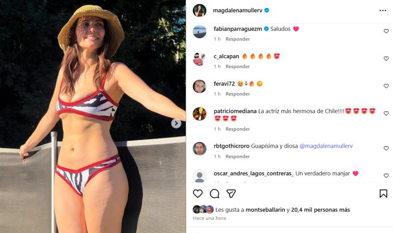 Magdalena Müller deslumbró con fotos de sus vacaciones en familia - Instagram
