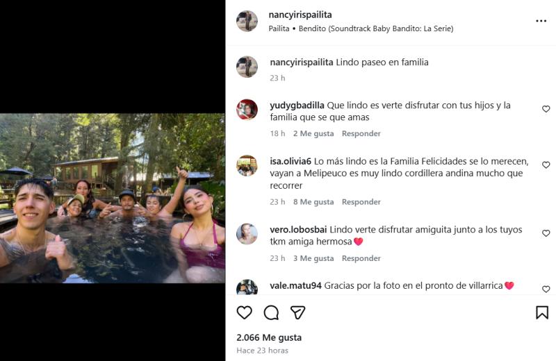 Mamá de Pailita compartió foto junto a su hijo y su nuera - Instagram