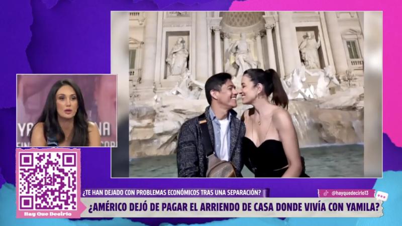 Pamela Díaz arremete contra Américo por su papel en redes sociales.