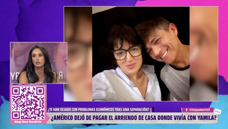 Pamela Díaz arremete contra Américo por su papel en redes sociales.