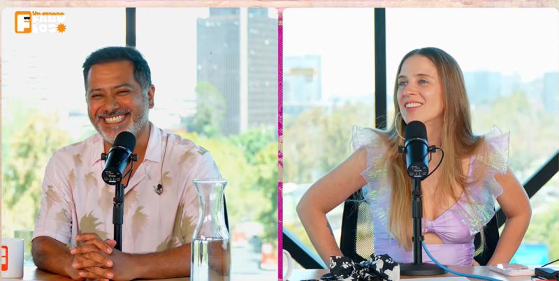 Pedro Ruminot y Alison Mandel