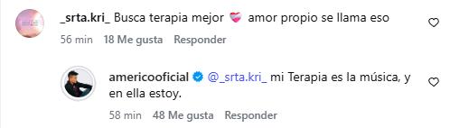 Américo responde a comentarios por su nueva música | Instagram