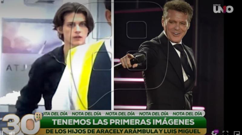 Captan al hijo mayor de Luis Miguel en el aeropuerto