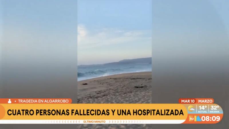 Tragedia en Algarrobo: cuatro personas fallecidas y una hospitalizada.