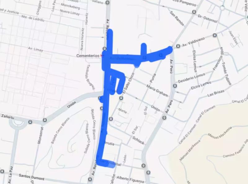 Corte de luz en Recoleta - Enel