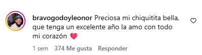 Madre de Cangri, Leonor Bravo, deja cariñoso mensaje a su nieta | Instagram