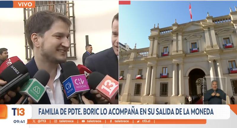 Mamá de Gabriel Boric no asistió al cambio de mando.