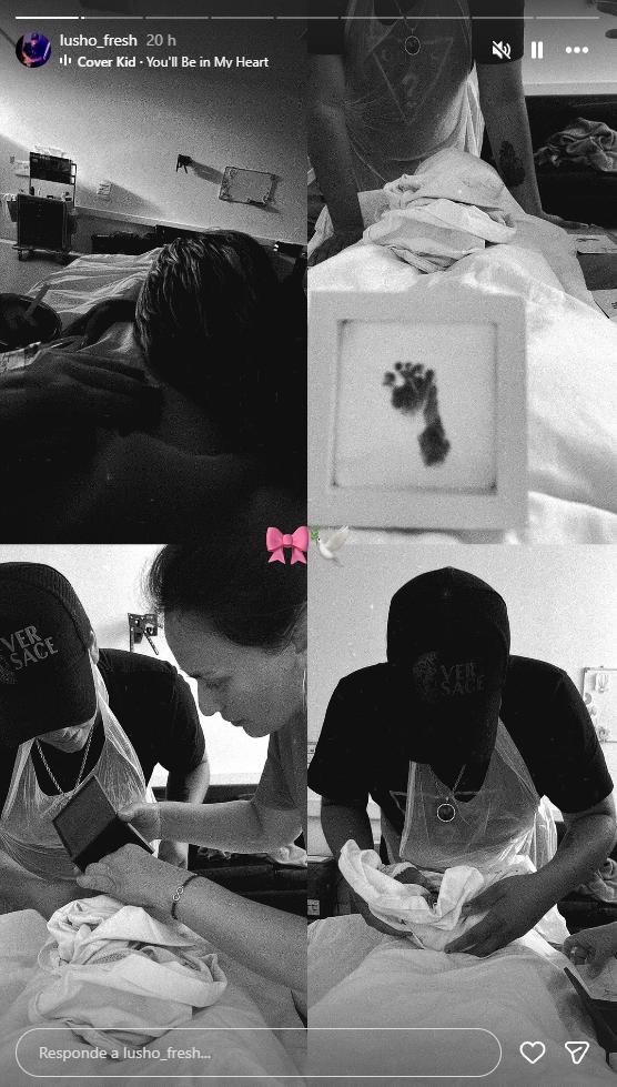 Lusho Fresh da a conocer la muerte de su hija | Instagram