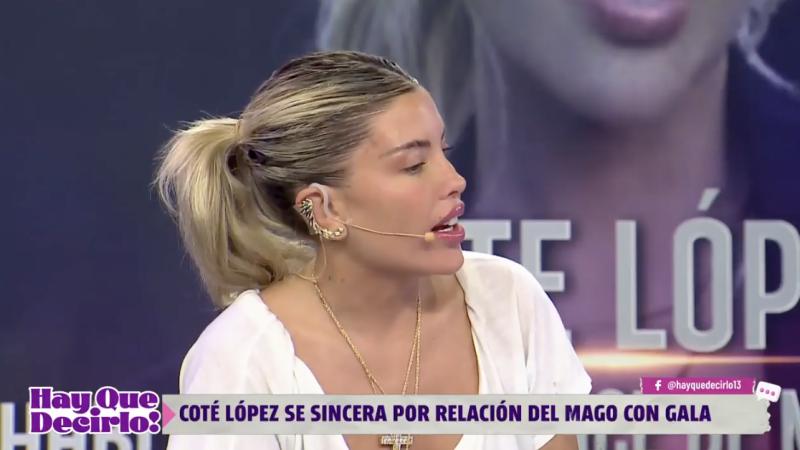 Coté López habla de Disley y Gala Caldirola.