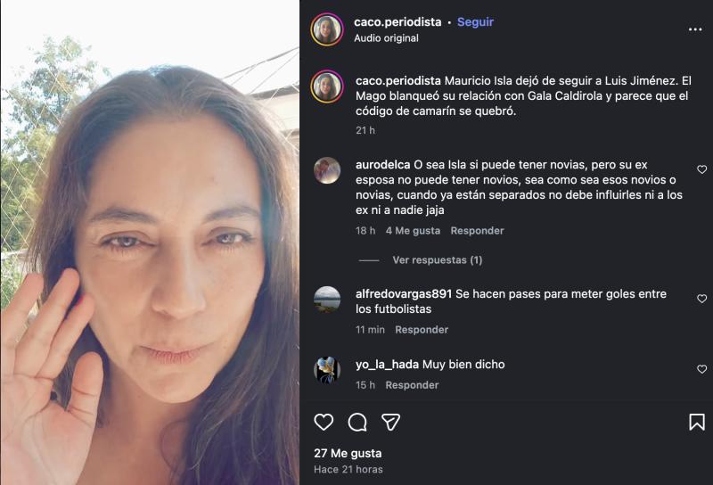 Periodista que destapó la supuesta decisión de Mauricio Isla.