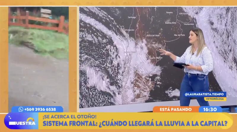 Sistema frontal: ¿Cuándo llegan la lluvias a Santiago?