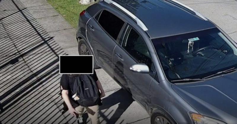 Foto cedida a T13: Mujer que habría dejado amenaza a niña Síndrome de Down.